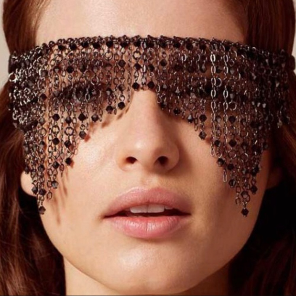 *Rare* Agent Provocateur Soiree ‘Azaleah’ eyemask with Swarovski crystals - Picture 3 of 13
